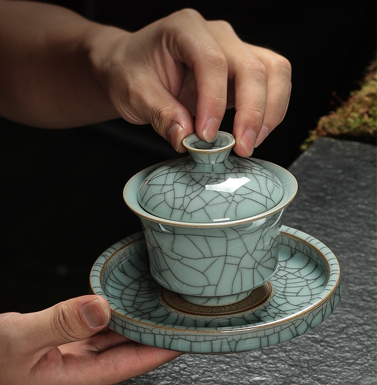 Thumbnail: Dragon Spring Broken Scale Gaiwan (200ml)