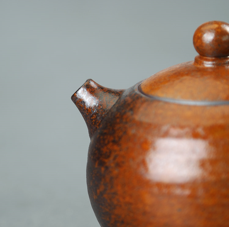 Thumbnail: Red Leaf Coarse Clay Xi Shi Teapot