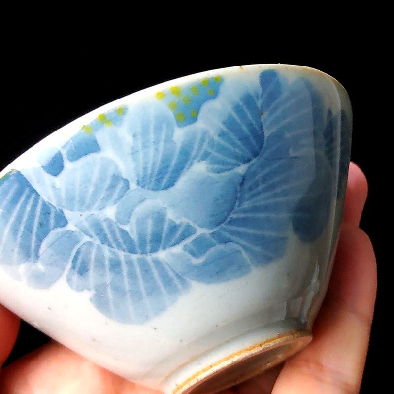 Thumbnail: Qinghua Peony Pond Teacups