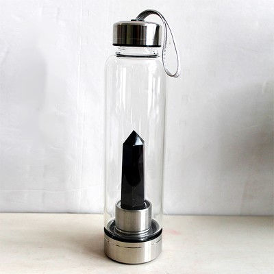 Thumbnail: Hexagon Crystal Pillar Glass Bottle