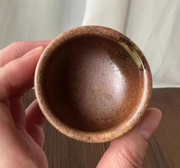 Thumbnail: Woodfired Japanese Tanuki Raccoon Teacup