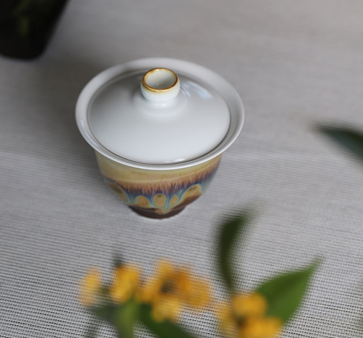 Thumbnail: Fox Tail Gaiwan (Sesshōseki) (130ml)