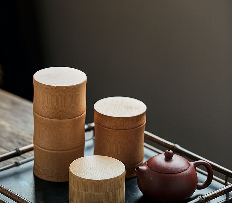 Thumbnail: Delux Japanese Bamboo Tea Container