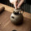 Thumbnail: Rusty Bronze Coarse Clay Teapot