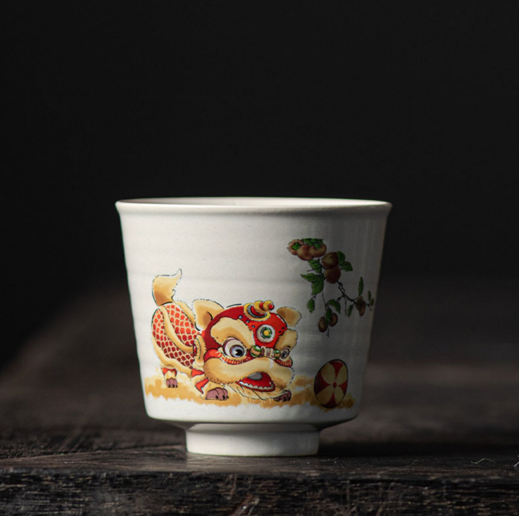 Thumbnail: Lion Dance Gaiwan (100ml)