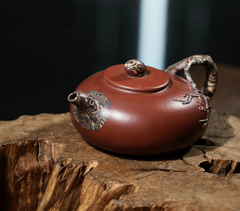 Thumbnail: Yixing Zisha Base Clay Ancient Arbor Teapot (540ml)