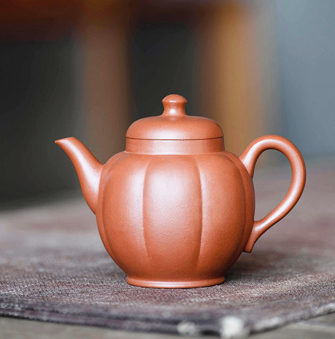 Thumbnail: Yixing Zisha Zhu Clay Imperial Lantern Teapot (100ml)