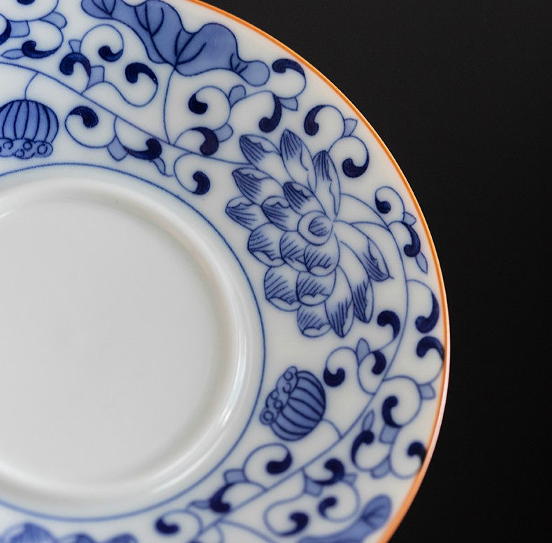 Thumbnail: Blue  Flower Gaiwan (150ml)