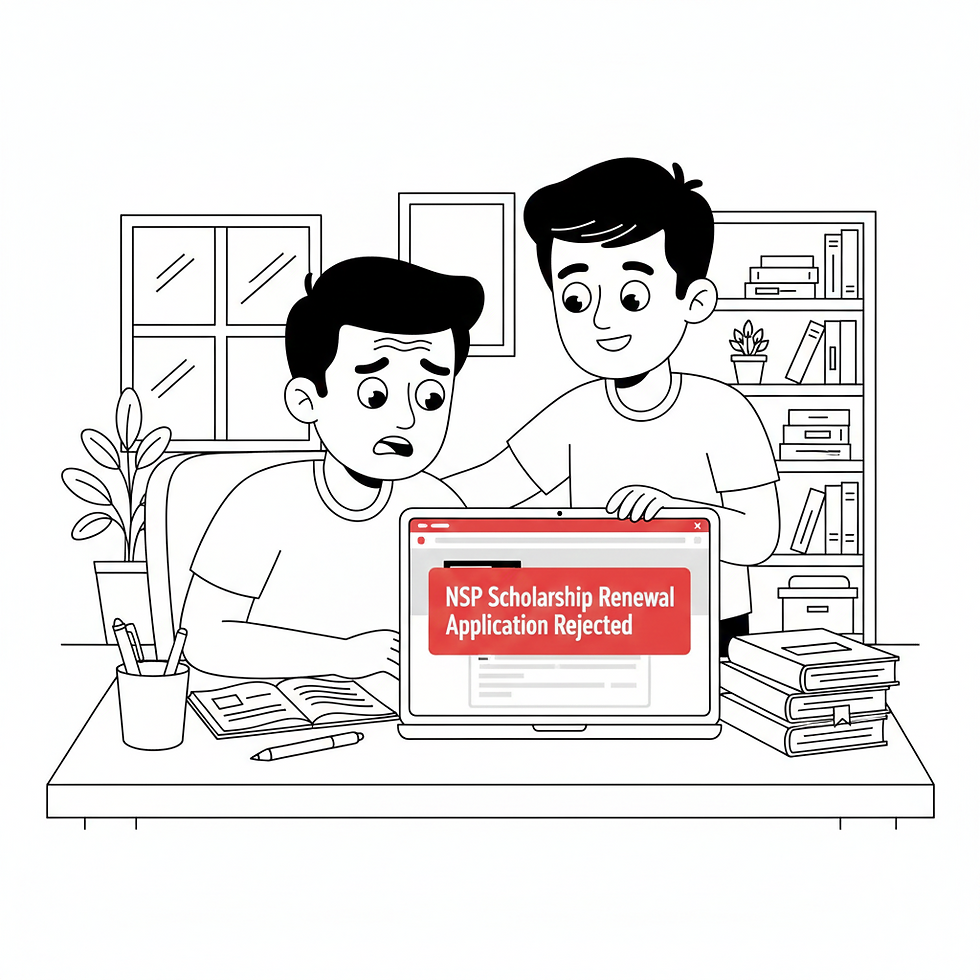 NSP Scholarship Renewal Application Rejected Step‑by‑Step Fix