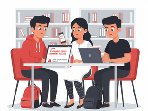 NSP Scholarship Freeze Status explained with students checking application status