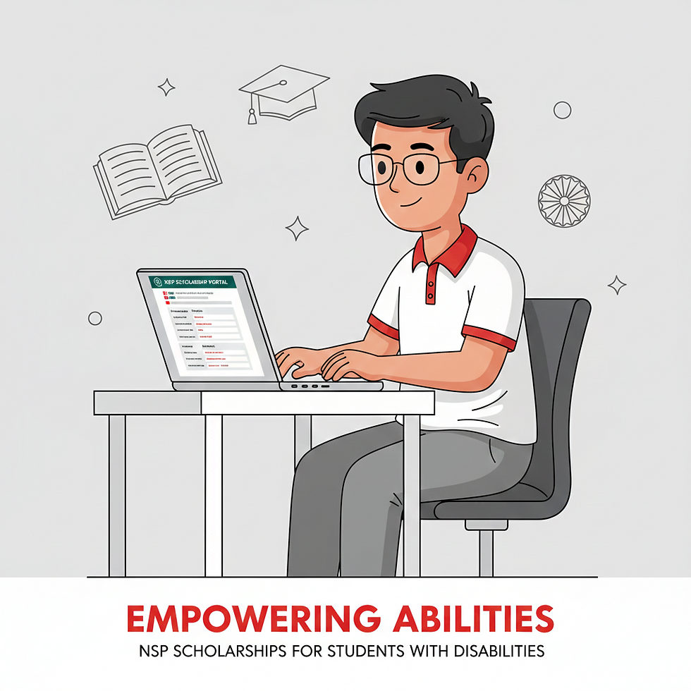 NSP Scholarship correction for disability category guide cover image