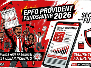 Employees’ Provident Fund Organisation EPFO guide illustration with office workers and finance theme