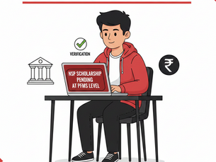 NSP Scholarship Pending at PFMS Level student tracking payment status online on laptop