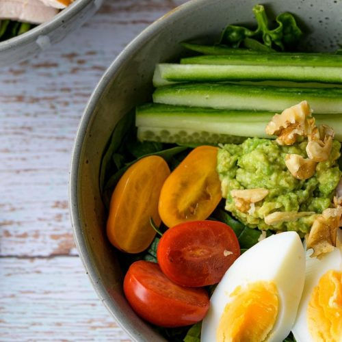 Koolhydraatarme en gezonde salade
