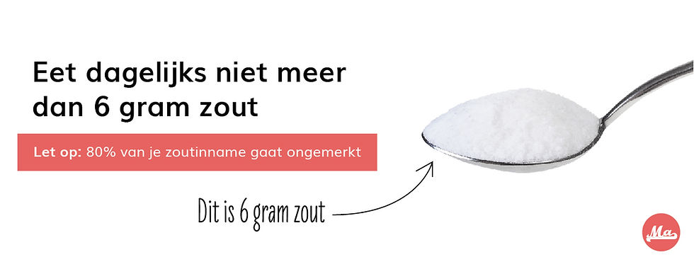 Een theelepeltje per dag, daar zit je zo op…