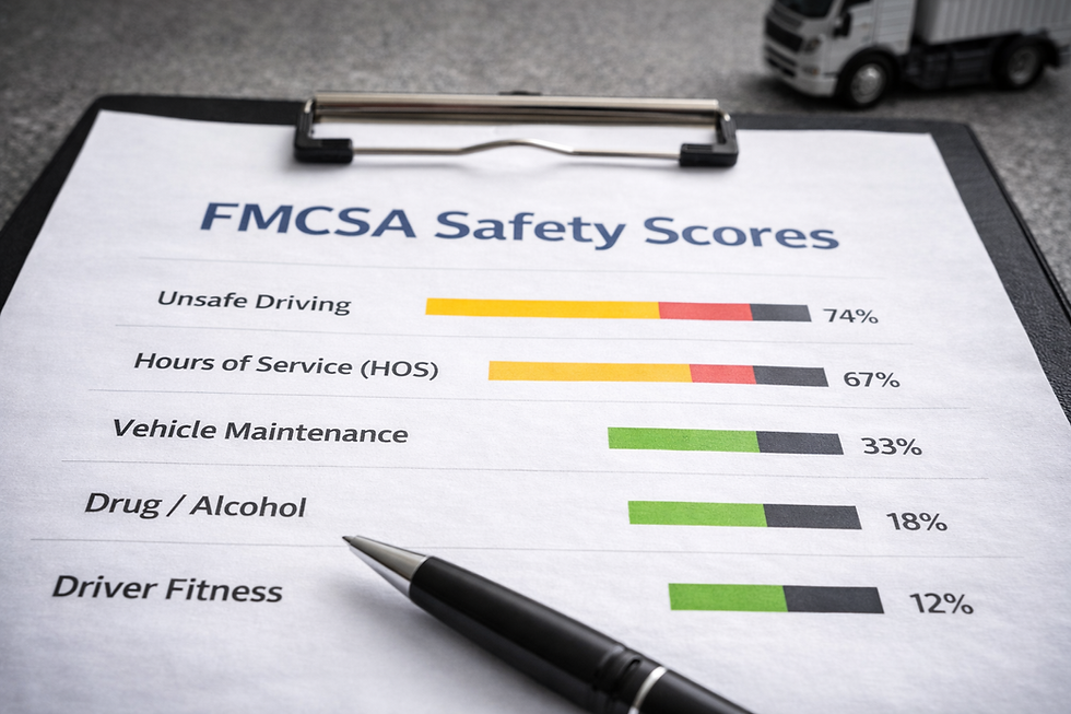FMCSA Safety Scores and Inspections Explained
