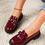 Thumbnail: 2024 Summer Ladies New Fashion Round Toe Retro Solid Color Mary Jane Shoes Daily