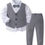 Thumbnail: Gentleman Outfits Birthday Costume for Boy Children Spring Autumn Boutique Cloth