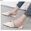 Thumbnail: Pointed Toe Sandals Designer Luxury Women  Summer Slippers Outer Wear Elegant Si