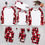 Thumbnail: Christmas Family Matching Outfits Mom Dad Kids 2 Pieces Pajamas Set Baby Rompers