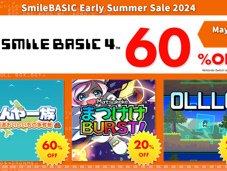 SmileBASIC Early Summer Sale 2025! (until June 4, 2025)