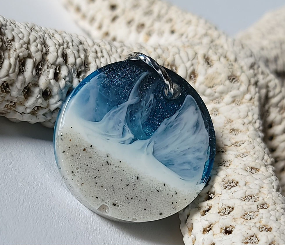 Thumbnail: Create your own Beach Sand Pendant / Earrings