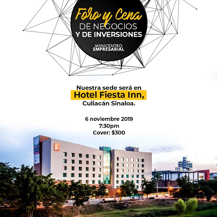 Foro y Cena: "Ciudad de negocios e inversionistas“