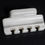 Thumbnail: Vintage Art Deco White Ceramic Bathroom Accessories