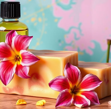 unbranded soaps with body oil ylang ylan
