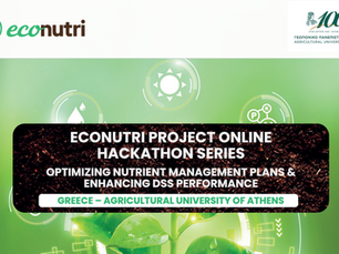 TALLHEDA at the Econutri Online Hackathon Series on Sustainable Fertilization!
