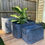 Thumbnail: Set Of Three Galvanised Rectangle Planters