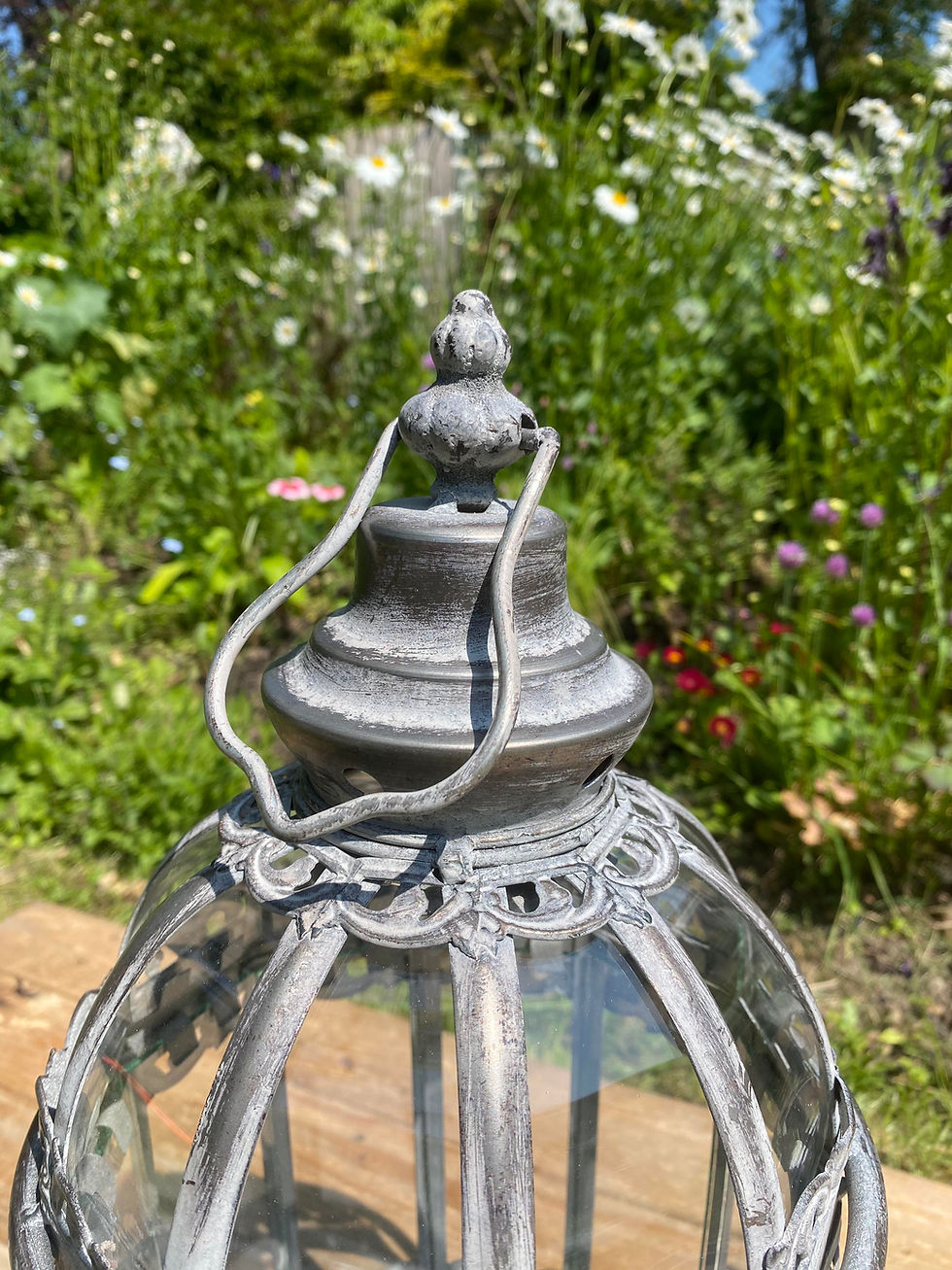 Thumbnail: Country Grey Antique Style Lantern