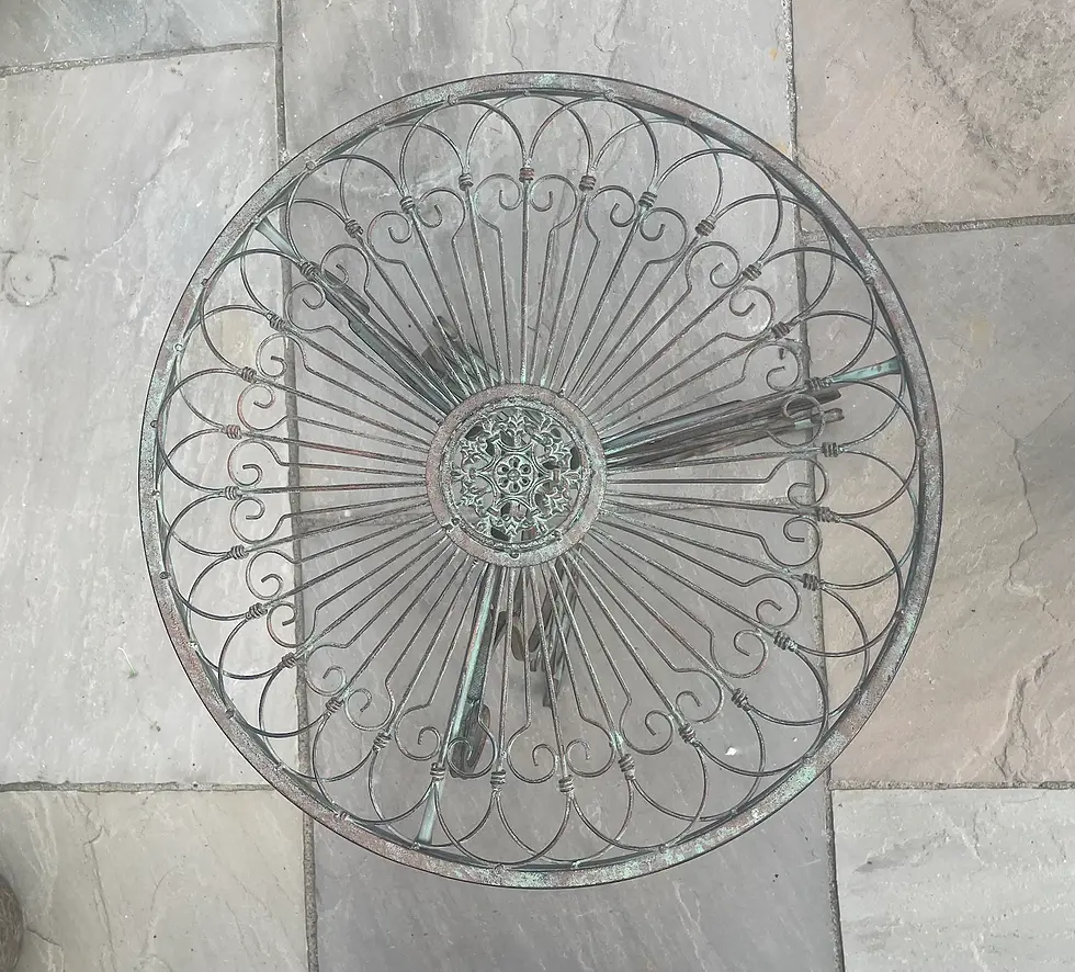 Thumbnail: Verdigris Occasional Bistro Table
