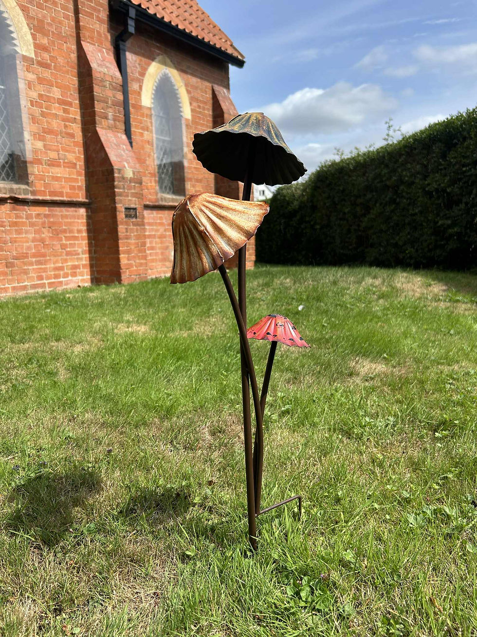 Thumbnail: Colourful Toadstool Stake