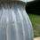 Thumbnail: Large Blue Ribbed Vase