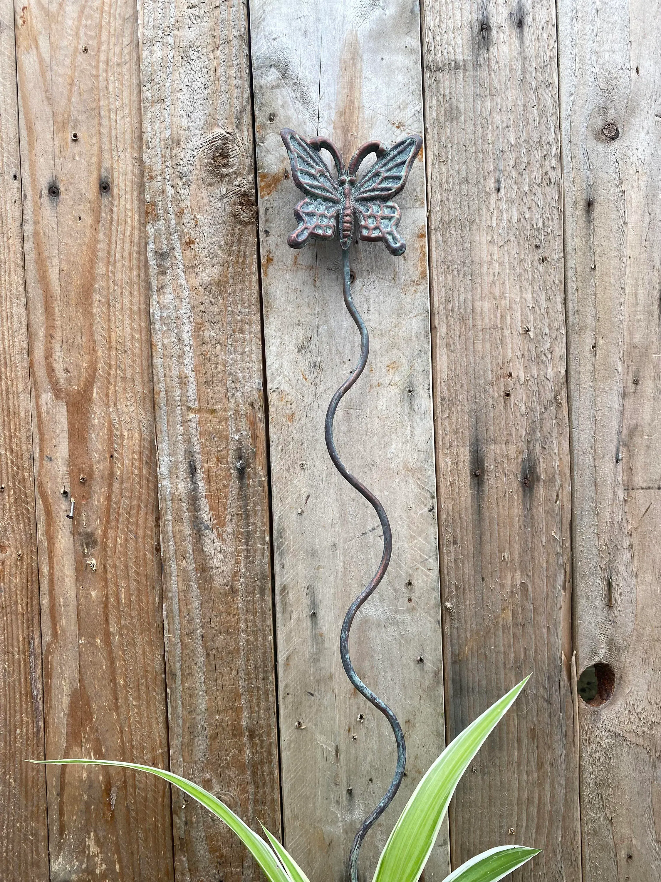 Cast Iron Butterfly Stake