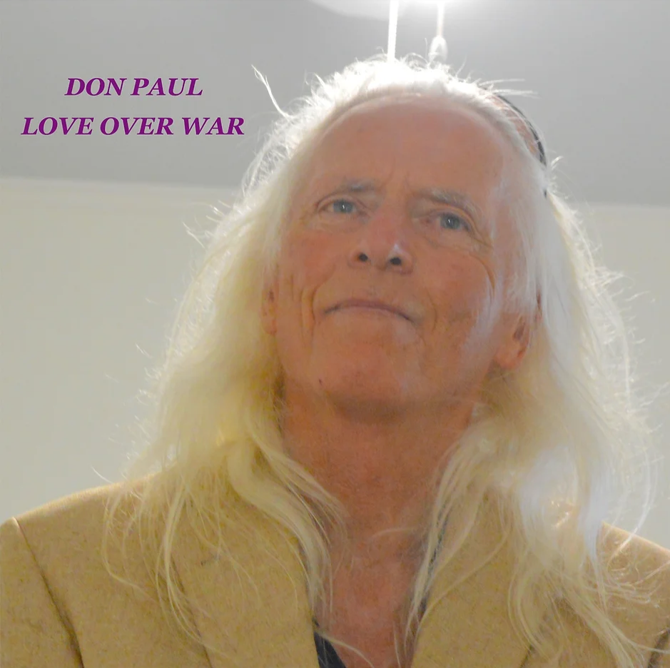 LOVE OVER WAR, Don Paul, front for Offbeat Magazine, July 2022.png