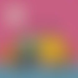 Two people sit on a brown sofa, engrossed in their phones, suggesting they are avoiding uncomfortable confrontation. The man wears a green shirt, the woman a yellow dress. A clock on a pink wall.