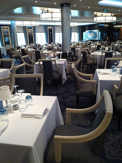Cruise ship restaurant