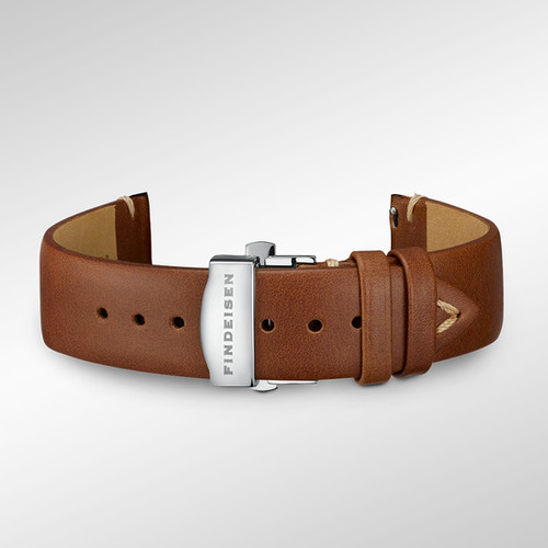 Findeisen Leather bracelet 20 mm smooth brown leather, photo 1 of 1