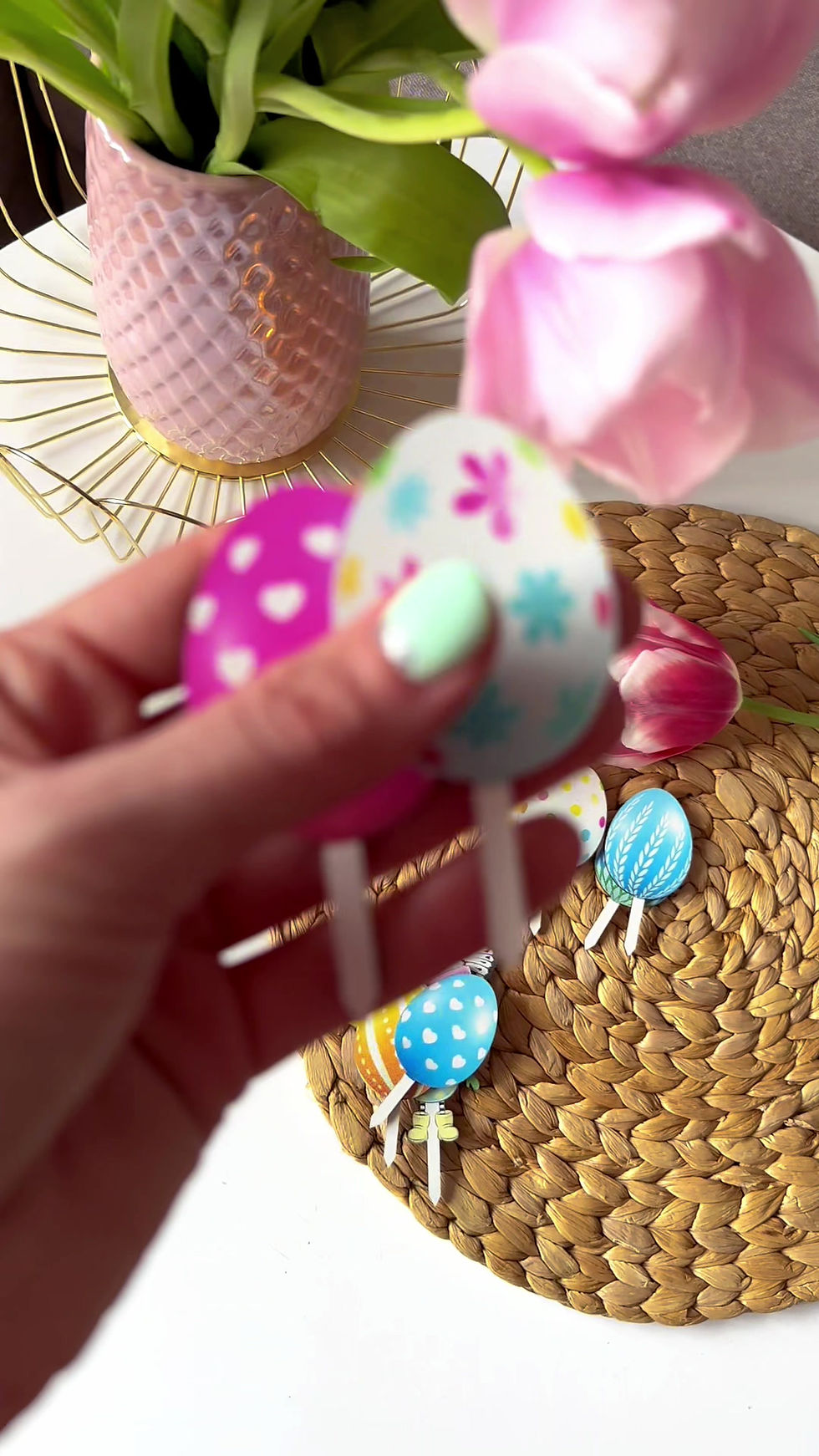 Прев'ю: Великодній топпер гномик в асортименті