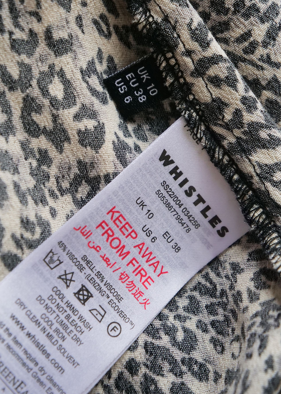 Thumbnail: Whistles Heidi Leopard Midi Dress | UK 10
