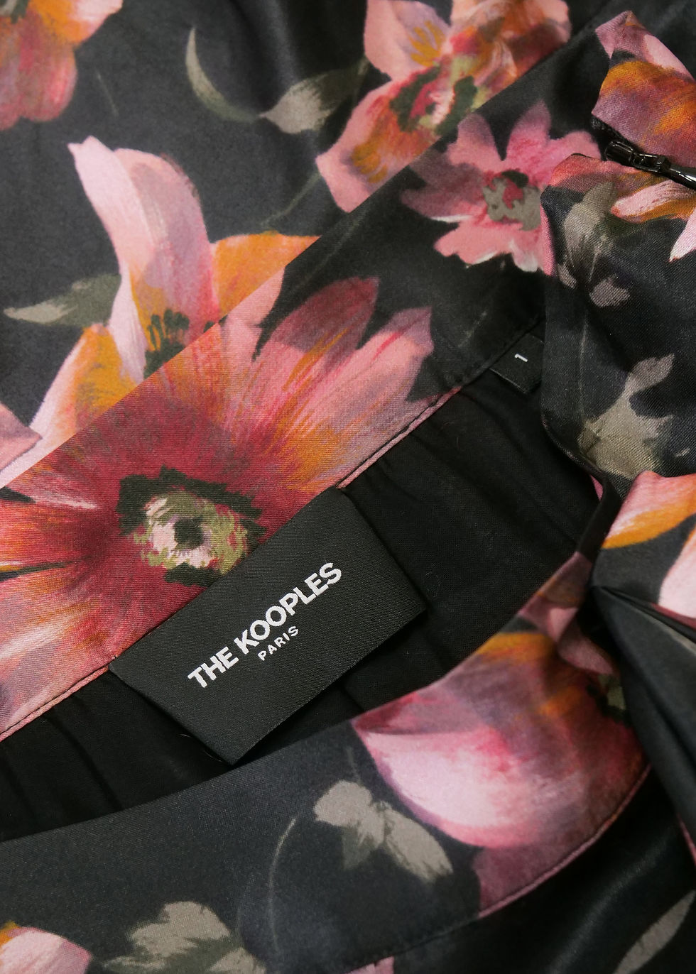 Thumbnail: The Kooples Satin Wrap Floral Skirt | UK 8