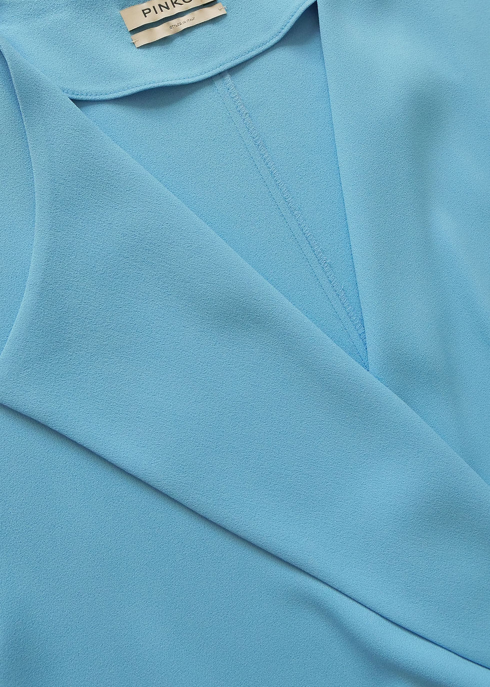 Thumbnail: Pinko Blue Crepe Mini Dress | UK 8