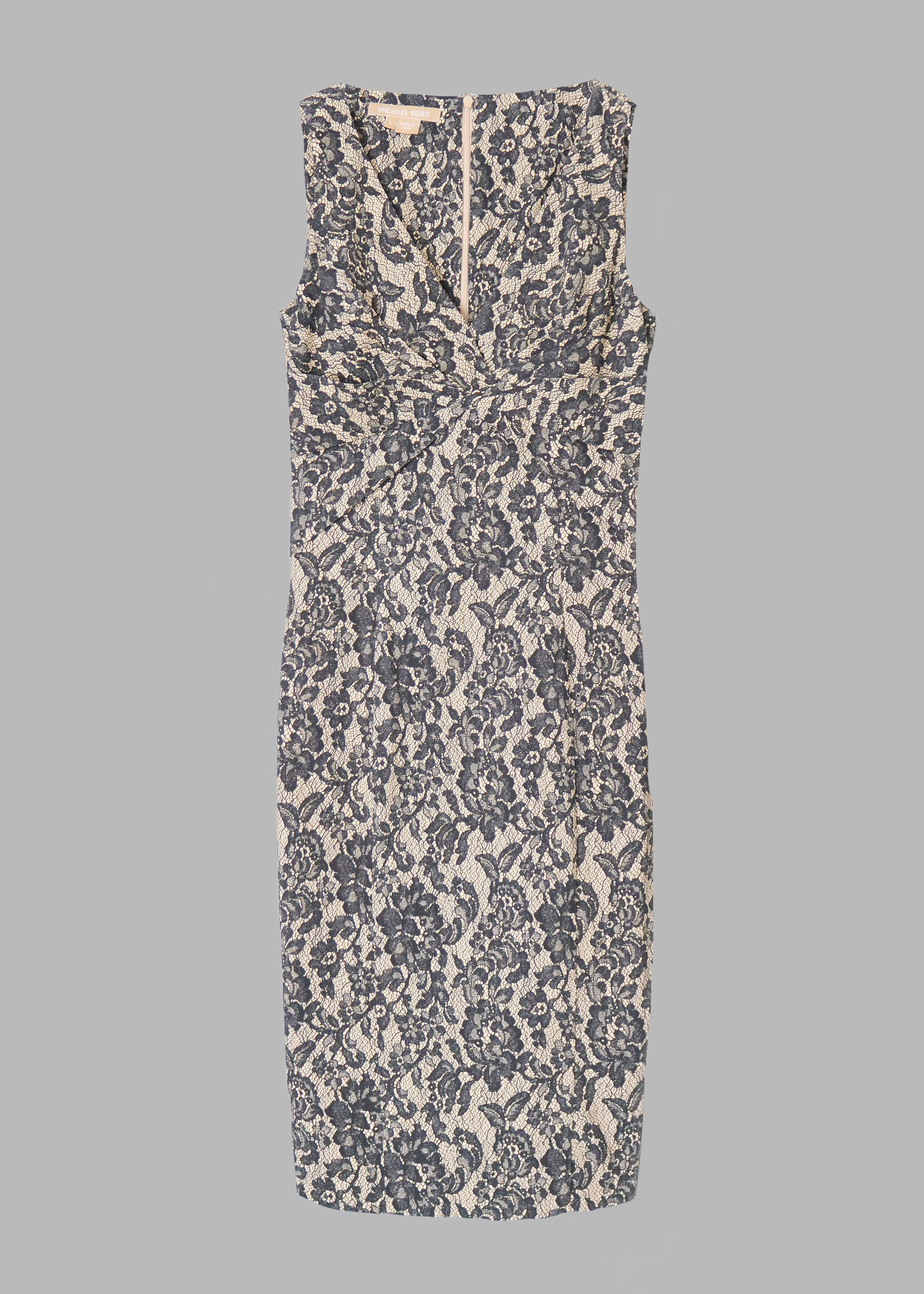 Michael Kors Lace Print Bodycon Dress | UK 6