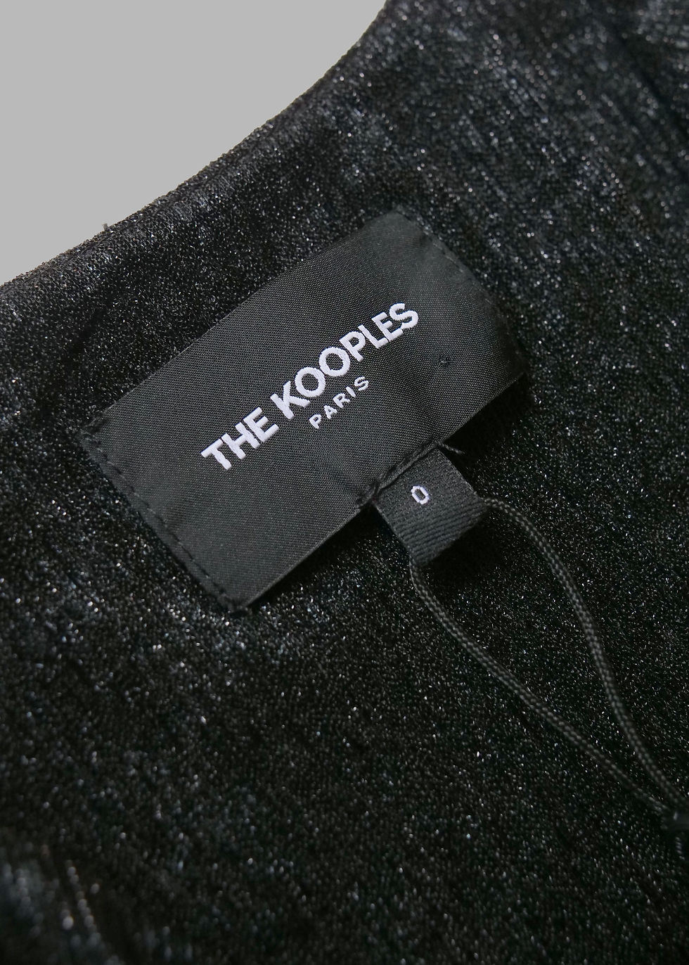 Thumbnail: The Kooples Black Lurex Mini Dress | XS