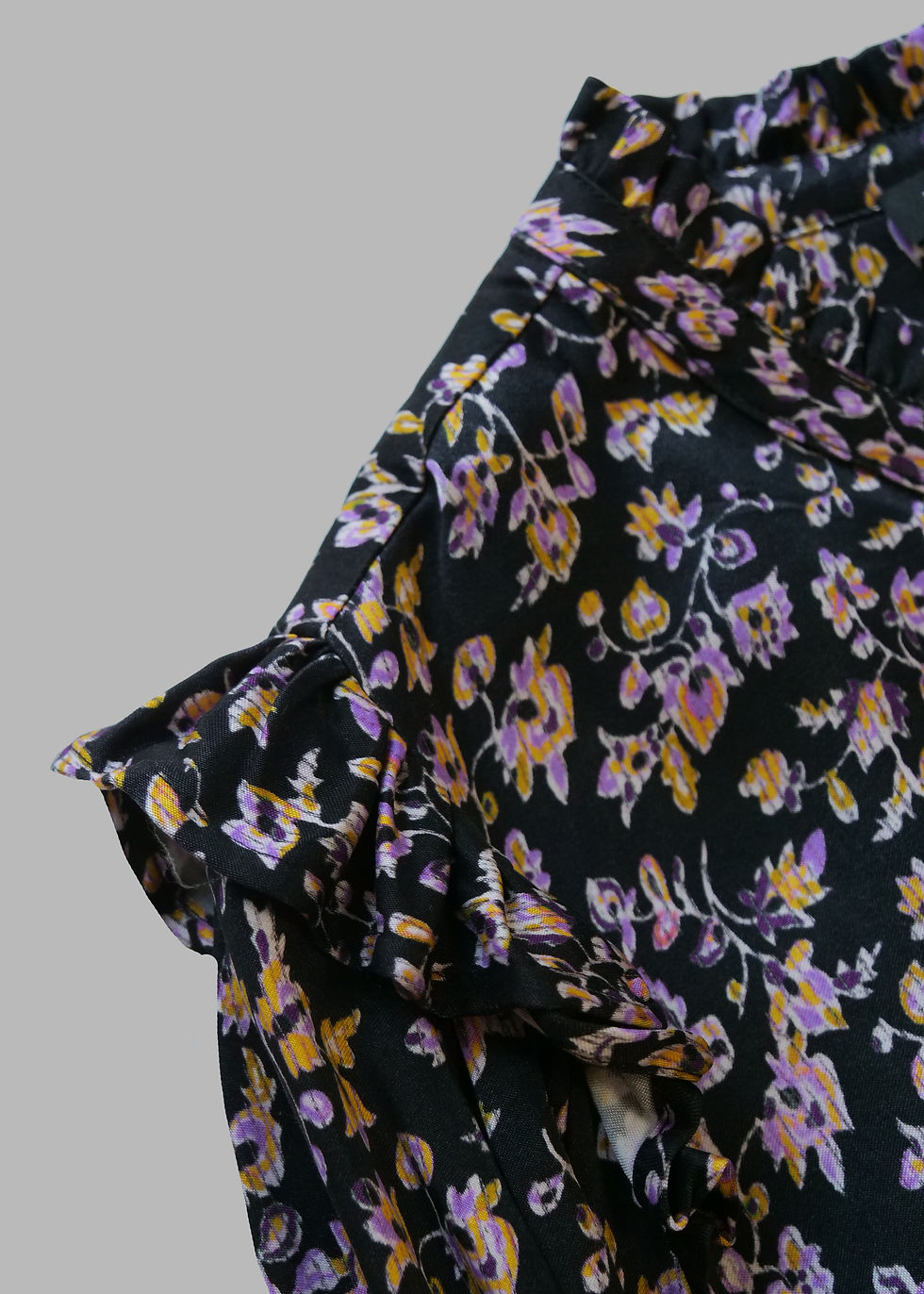 Thumbnail: Whistles Trailing Floral Frill Dress | UK 8