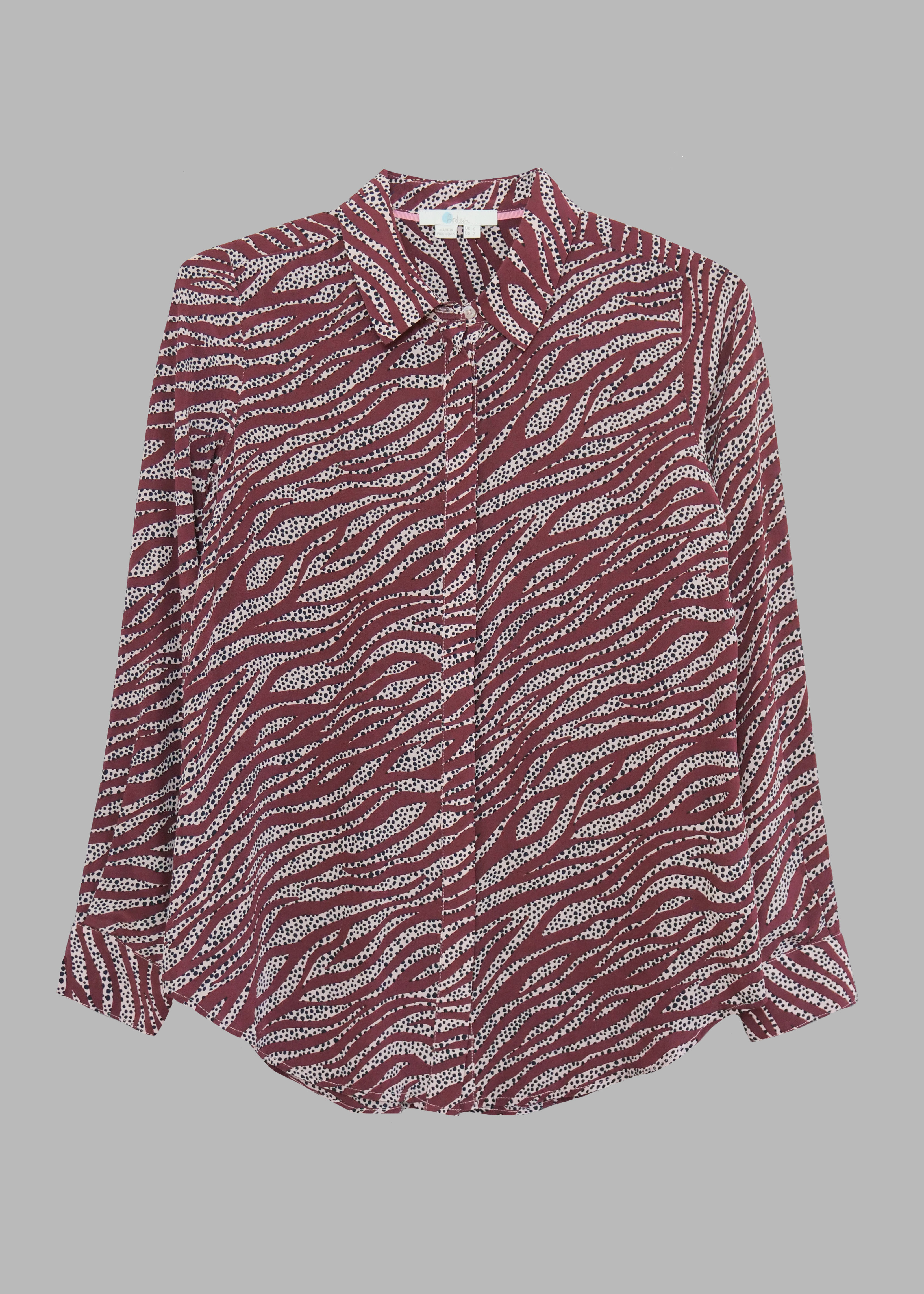 Boden Silk Print Shirt | UK 6