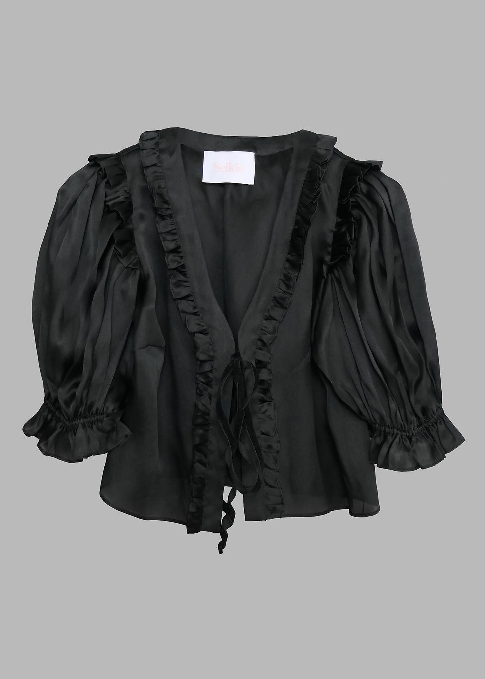 Selkie Paper Doll Silk Organza Blouse | XXS