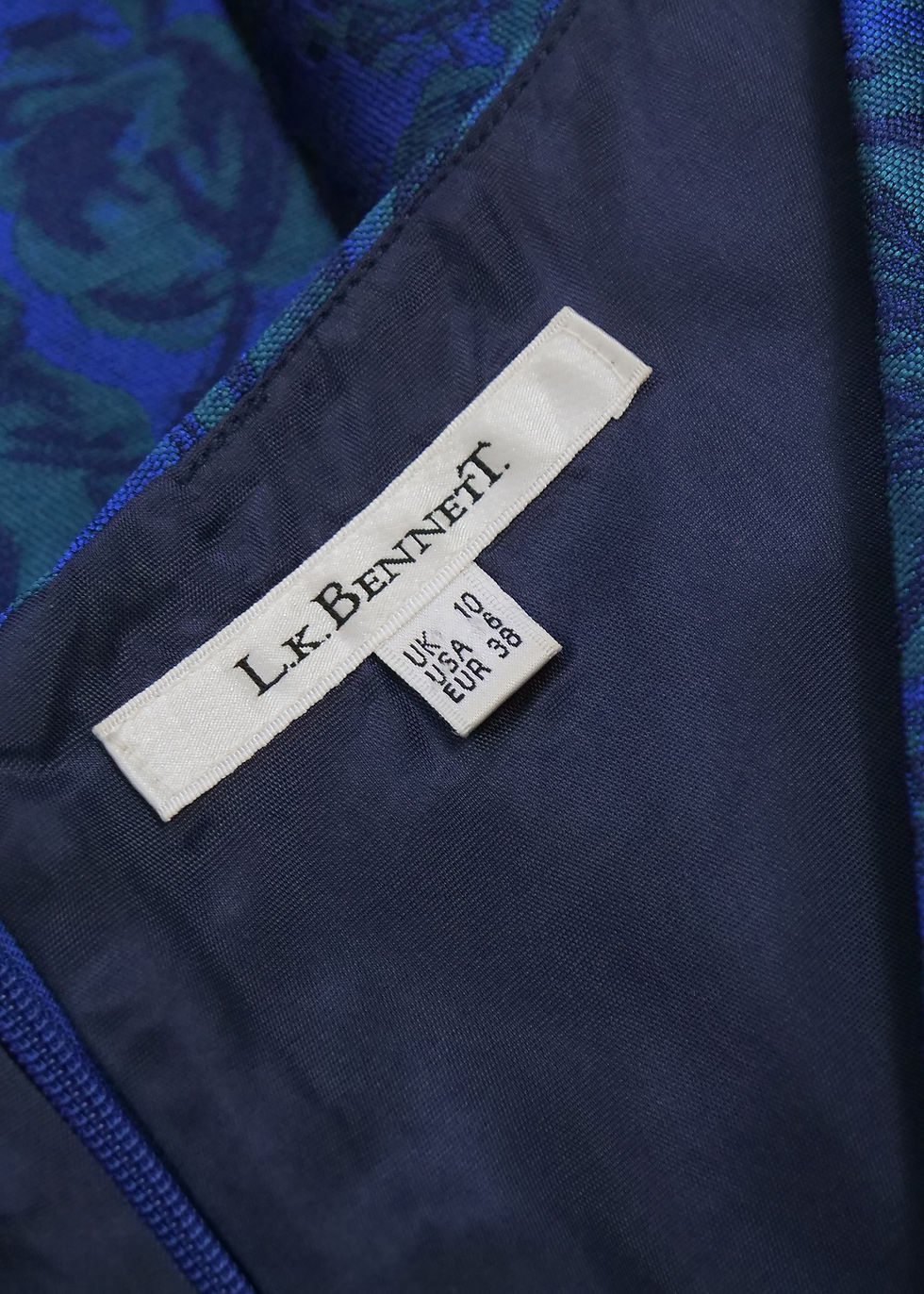 Thumbnail: L.K. Bennett Rose Jacquard Dress | UK 10